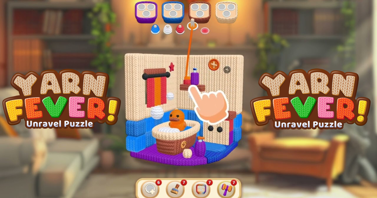 Yarn Fever! Unravel Puzzle Cover